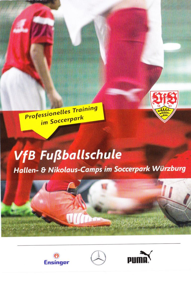 VfB Fußballschule Flyer Seite 1